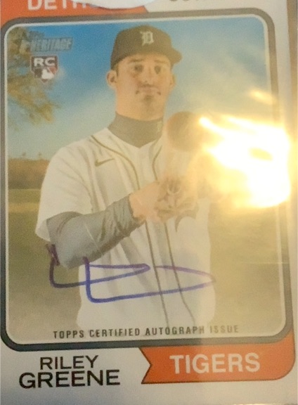 2024 Topps Chrome #RC Riley Greene — front