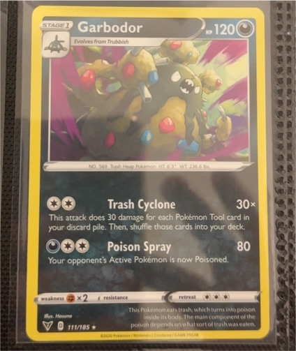 2020 Pokémon TCG Vivid Voltage #111 Garbodor — front