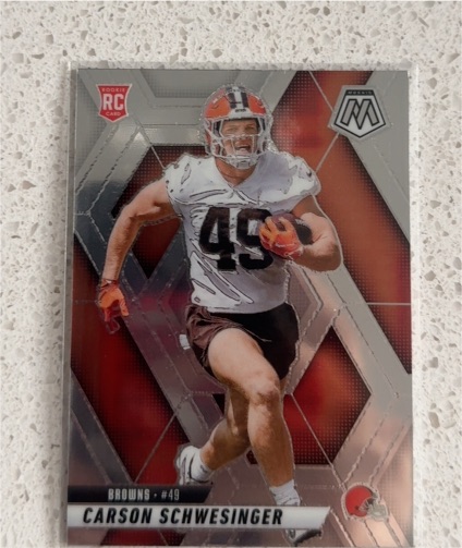2024 Panini Mosaic #49 Carson Schwesinger — front