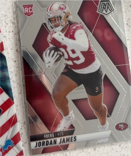 2025 Panini Mosaic #370 Jordan James — front