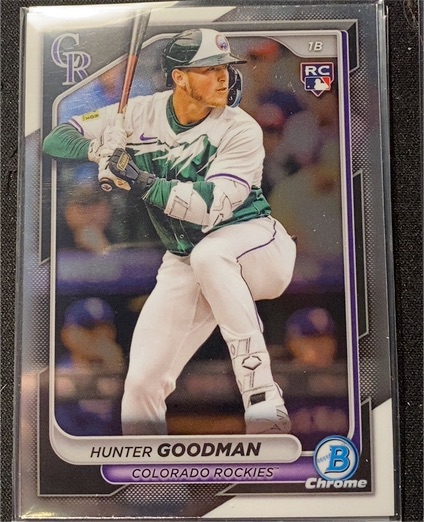 2024 Bowman Chrome #25 Hunter Goodman — front