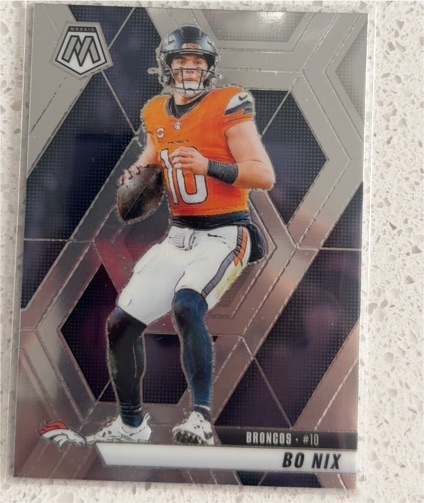 2024 Panini Mosaic #10 Bo Nix — front