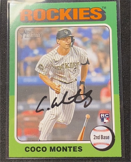 2024 Topps Heritage #263 Coco Montes — front