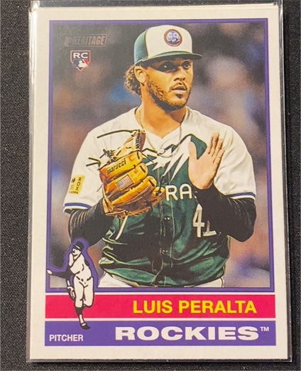 2025 Topps Heritage #176 Luis Peralta — front