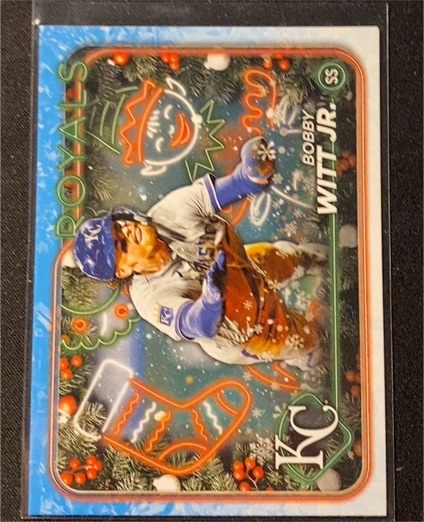 2024 Topps Holiday #H111 Bobby Witt Jr. — front
