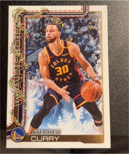 2025-26 Topps Holiday Basketball #H106 Stephen Curry — front