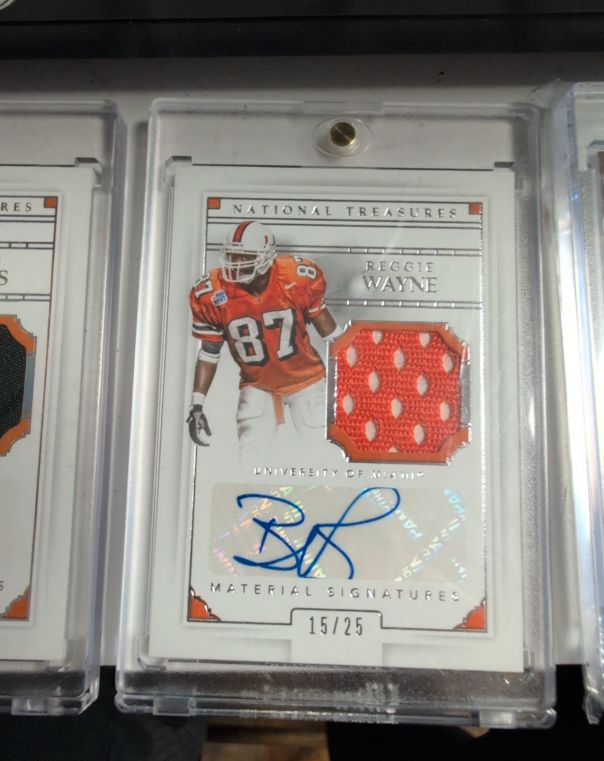 2016 Panini National Treasures #15 Reggie Wayne — front