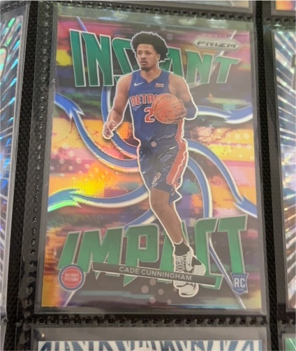 2021-22 Panini Prizm #1 Cade Cunningham Instant Impact RC — front