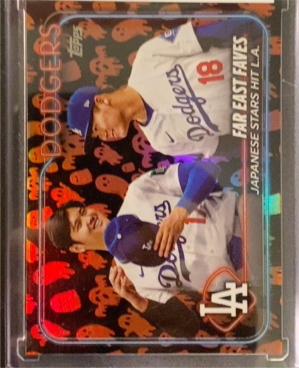 2024 Topps Update #US13 Shohei Ohtani / Yoshinobu Yamamoto Far East Faves — front