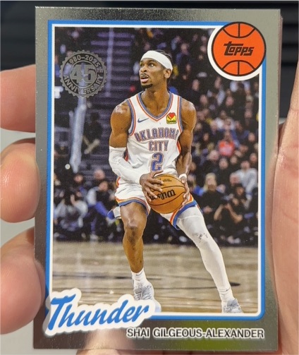 2025-26 Topps #80BK-91 Shai Gilgeous-Alexander 1980-81 Topps Basketball — front
