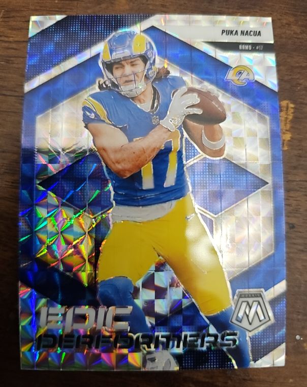 2025 Panini Mosaic #7 Puka Nacua — front