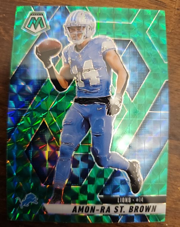 2025 Panini Mosaic #2 Amon-Ra St. Brown — front