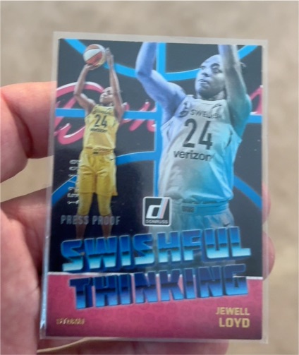 2019 Donruss WNBA #4 Jewell Loyd Swishful Thinking — front