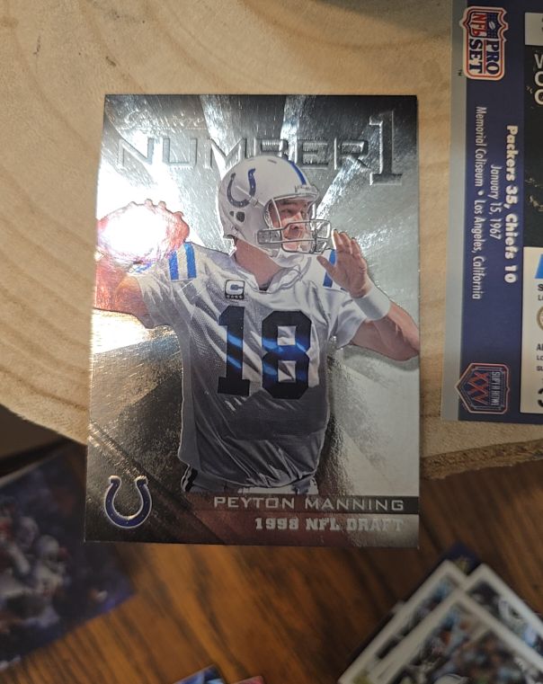 1998 Upper Deck Number 1 Peyton Manning — front