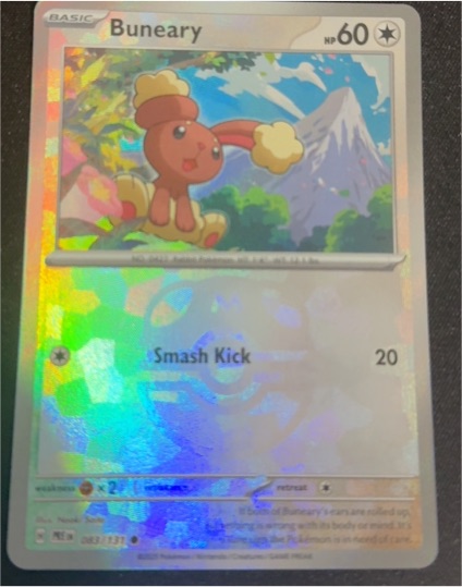 2022 Pokémon SV: Prismatic Evolutions #083 Buneary — front