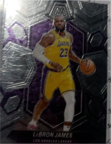 2023-24 Panini Mosaic #92 LeBron James — front