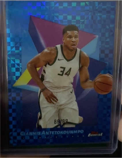 2024 Topps Finest #89 Giannis Antetokounmpo — front