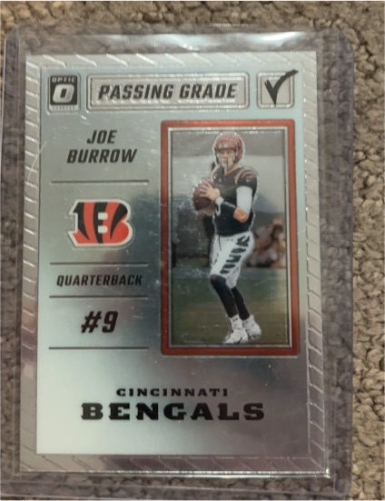 2023 Panini Donruss Optic Passing Grade #PG-JB Joe Burrow — front