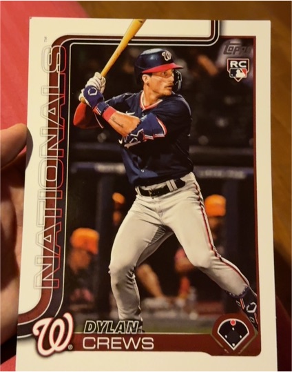 2025 Topps Series 1 #74 Dylan Crews — front