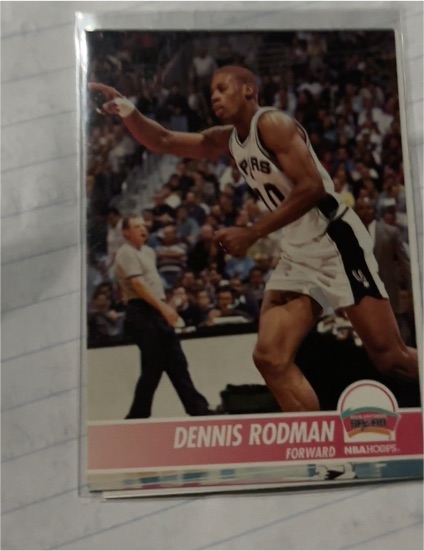 1994-95 SkyBox NBA Hoops #197 Dennis Rodman — front