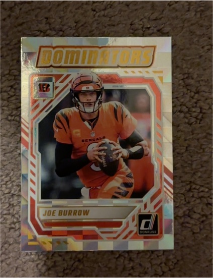 2025 Panini Donruss #DOM-JBW Joe Burrow Dominators — front