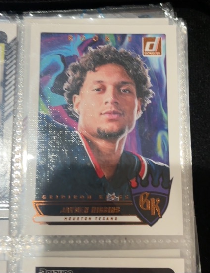 2025 Panini Donruss #RGK-JHS Jayden Higgins Rookie Gridiron Kings — front