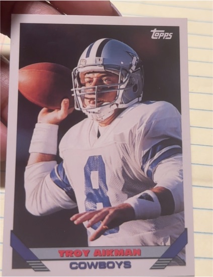 1993 Topps #530 Troy Aikman — front