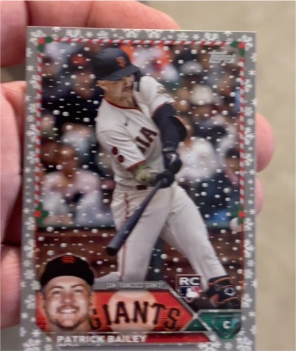 2023 Topps Holiday #H122 Patrick Bailey — front