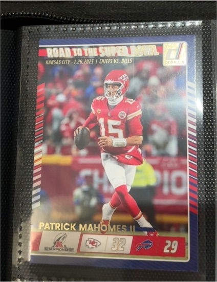 2025 Panini Donruss #2 Road to the Super Bowl Patrick Mahomes II — front