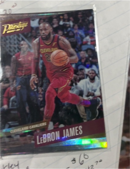 2017-18 Panini Prestige #16 LeBron James — front