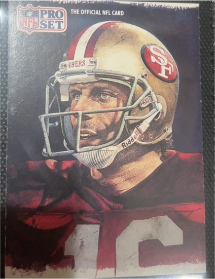 1991 Pro Set #387 Joe Montana — front