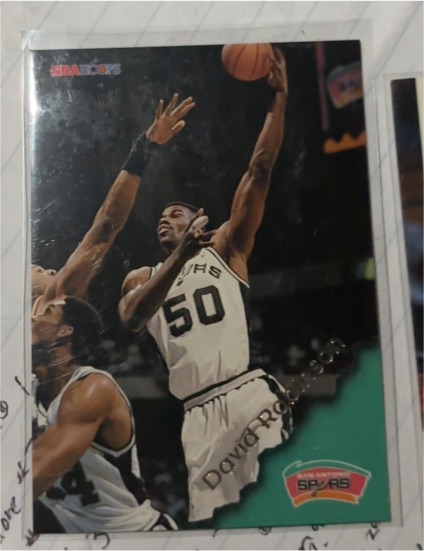 1996-97 Hoops #143 David Robinson — front