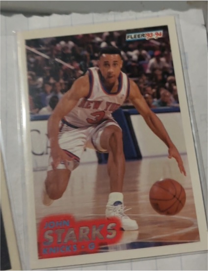 1993-94 Fleer #146 John Starks — front