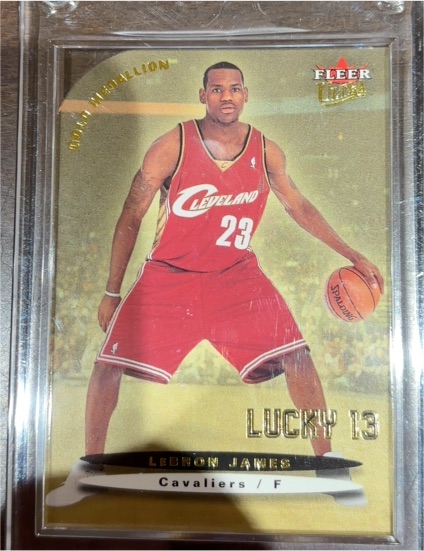 2003-04 Fleer Ultra #171 LeBron James — front