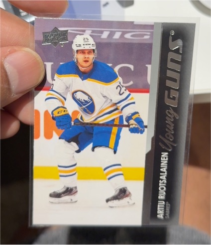 2021-22 Upper Deck #221 Arttu Ruotsalainen Young Guns Rookie — front