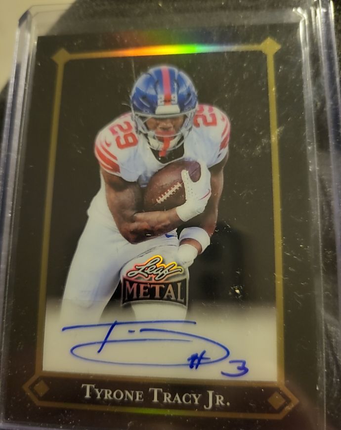 2025 Leaf Metal #92L-TTJ Tyrone Tracy Jr. — front