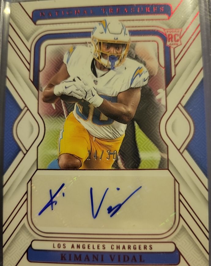 2024 Panini National Treasures #14 Kimani Vidal — front