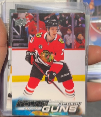 2022-23 Upper Deck Series 1 Young Guns #225 Jakub Galvas — front