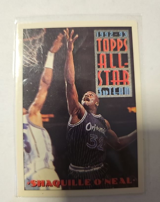 1992-93 Topps All-Star #134 Shaquille O'Neal — front