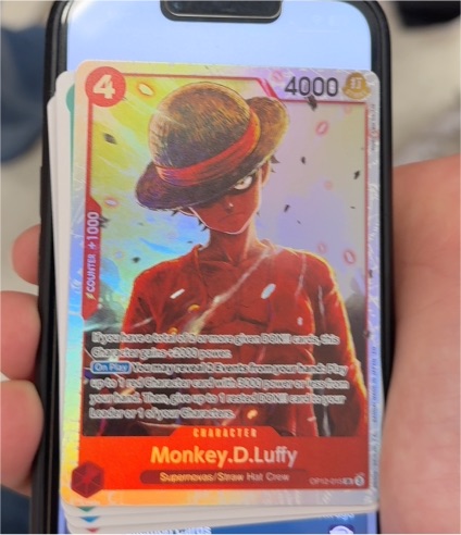 2025 One Piece TCG OP12-015 Monkey D. Luffy Legacy of the Master — front