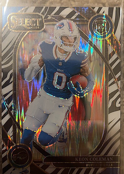 2024 Panini Select Concourse #RC Keon Coleman — back