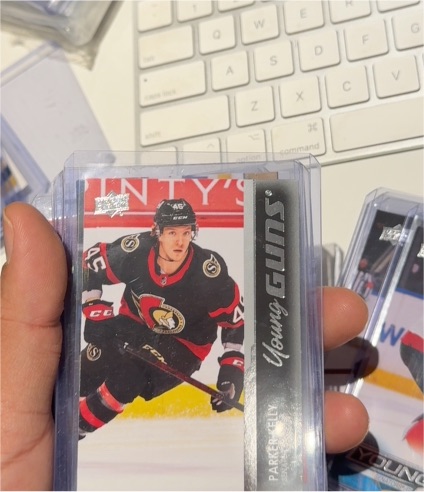 2021-22 Upper Deck Series 1 Young Guns #240 Parker Kelly — front