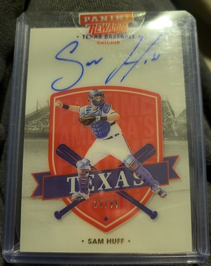 2021 Panini Chronicles America's Pastime #22 Sam Huff — front