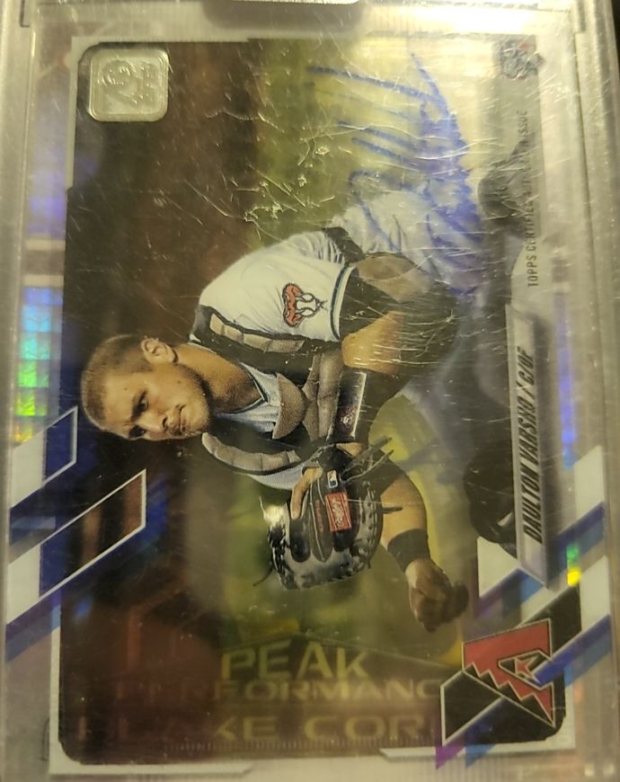 2021 Topps Chrome Daulton Varsho Rookie Card — front