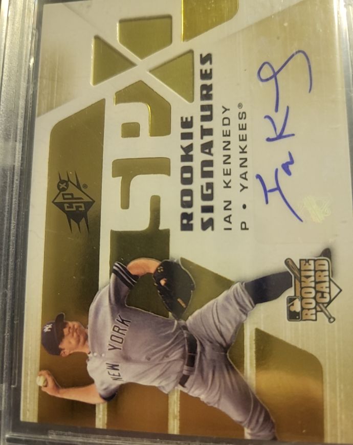 2008 Upper Deck SPx Rookie Signatures Ian Kennedy — front