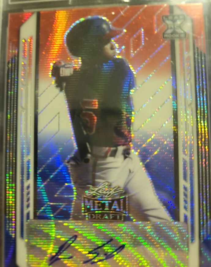 2021 Leaf Metal Draft #BA-MM7 Manuel Mercedes — front