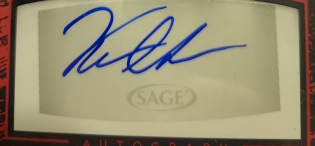 SAGE Autograph Cut Signature — front