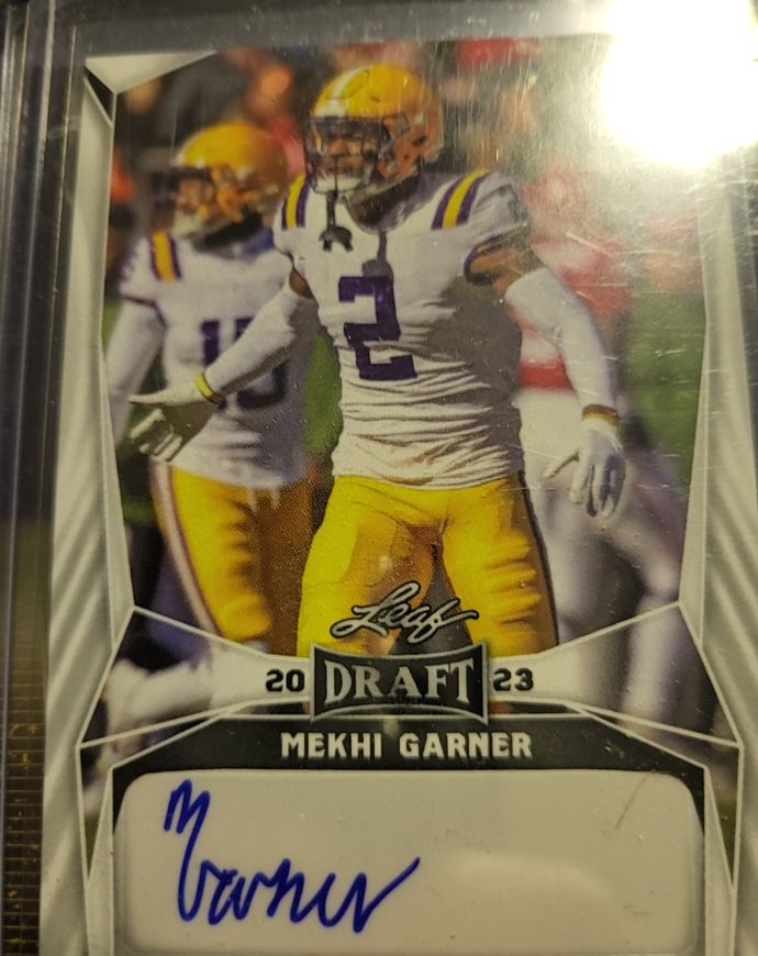 2023 Leaf Draft #BA-MG1 Mekhi Garner — front
