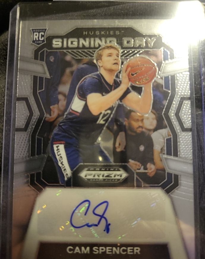 2024 Panini Prizm Draft Picks Signing Day #SD-CAM Cam Spencer — front