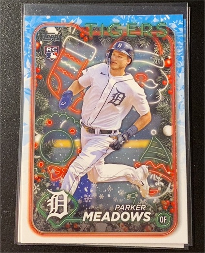 2024 Topps Holiday #H149 Parker Meadows — front